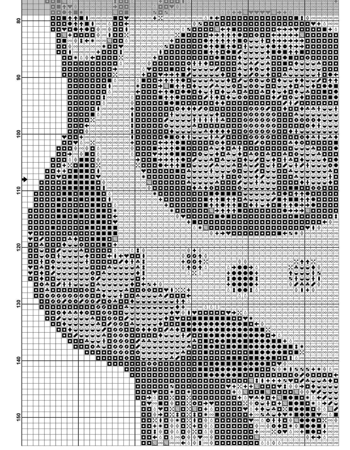 Mexican skull cross stitch pattern Skeleton cross stitch pattern Skeleton embroidery pattern PDF