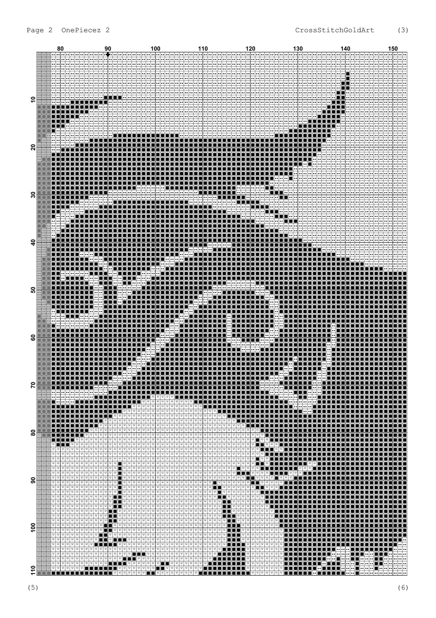 Anime cross stitch pattern Anime embroidery pattern Japan cross stitch PDF