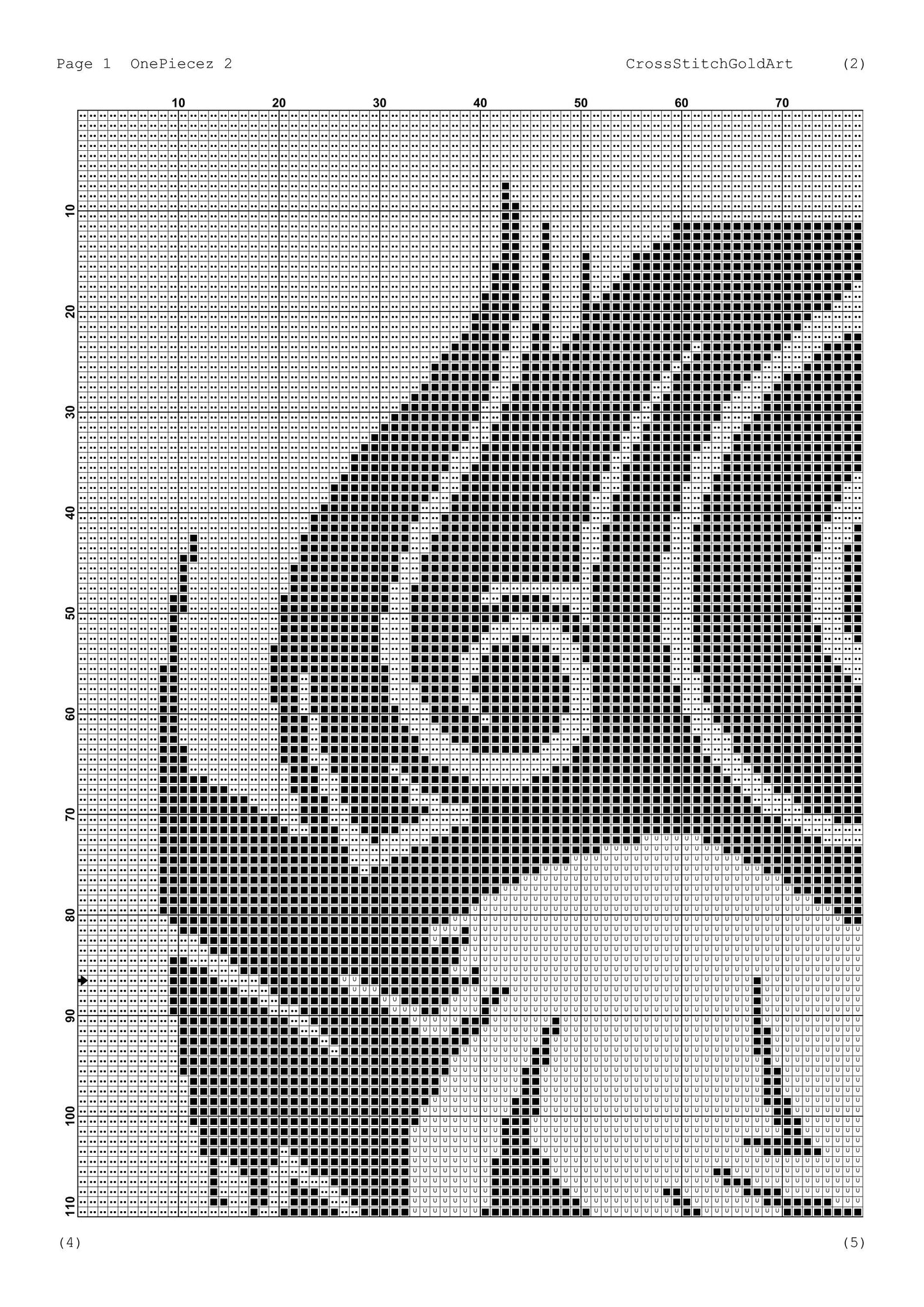 Anime cross stitch pattern Anime embroidery pattern Japan cross stitch PDF
