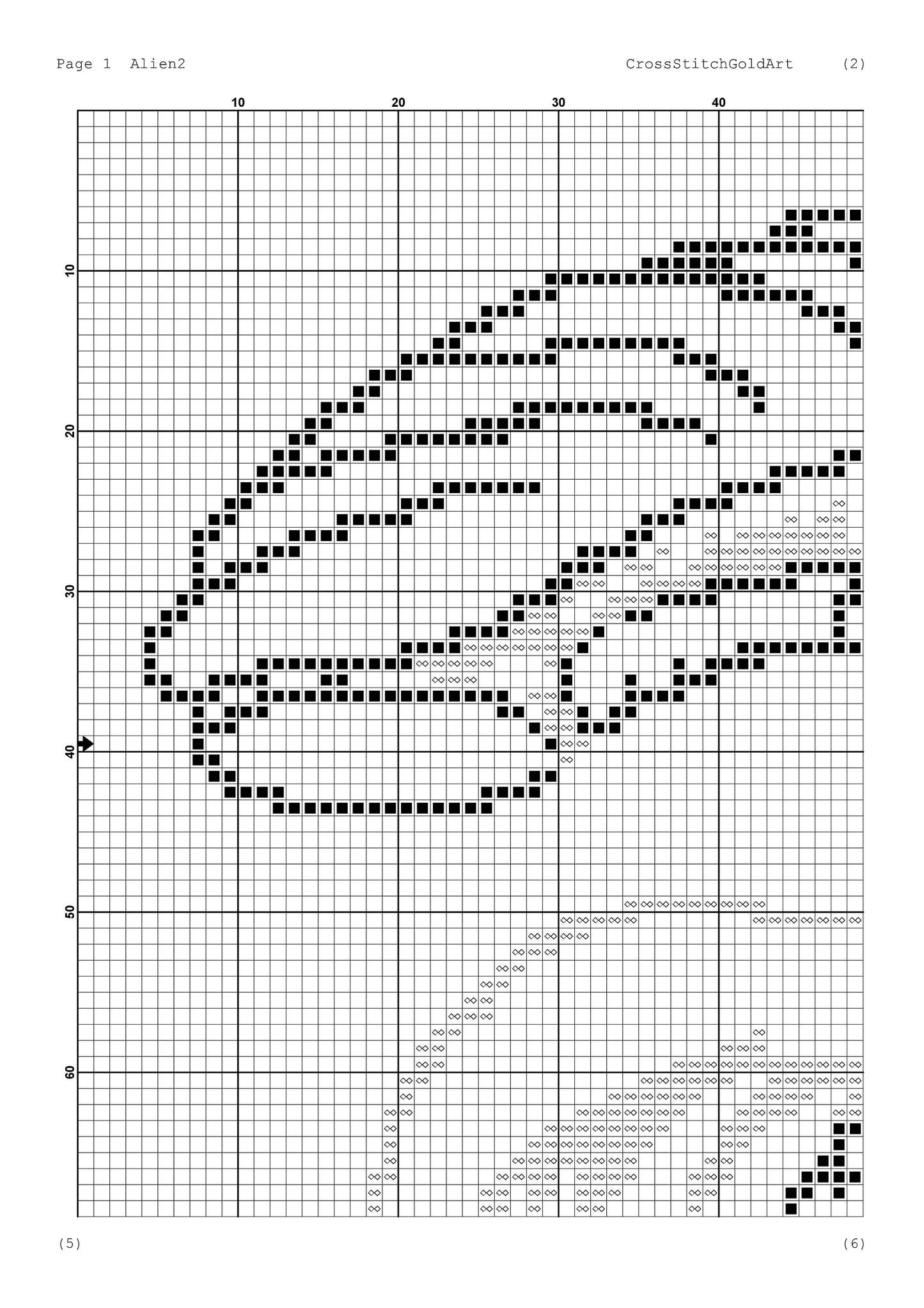 Alien cross stitch pattern Xenomorph Alien embroidery Aliens Scary Movie Fan Designs PDF
