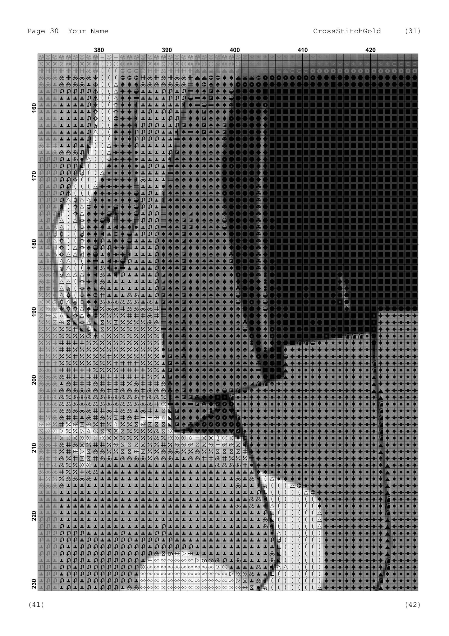 Anime Lovers' Cross Stitch Pattern: Japanese-Inspired Embroidery Design PDF - Modern Aesthetic