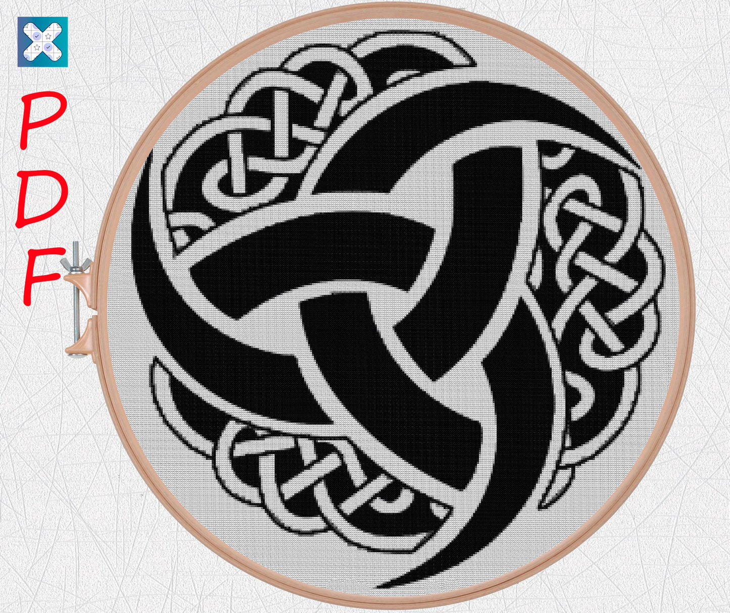 Viking cross stitch pattern for beginners Runes cross stitch PDF X-Stitch Printable Norse embroidery