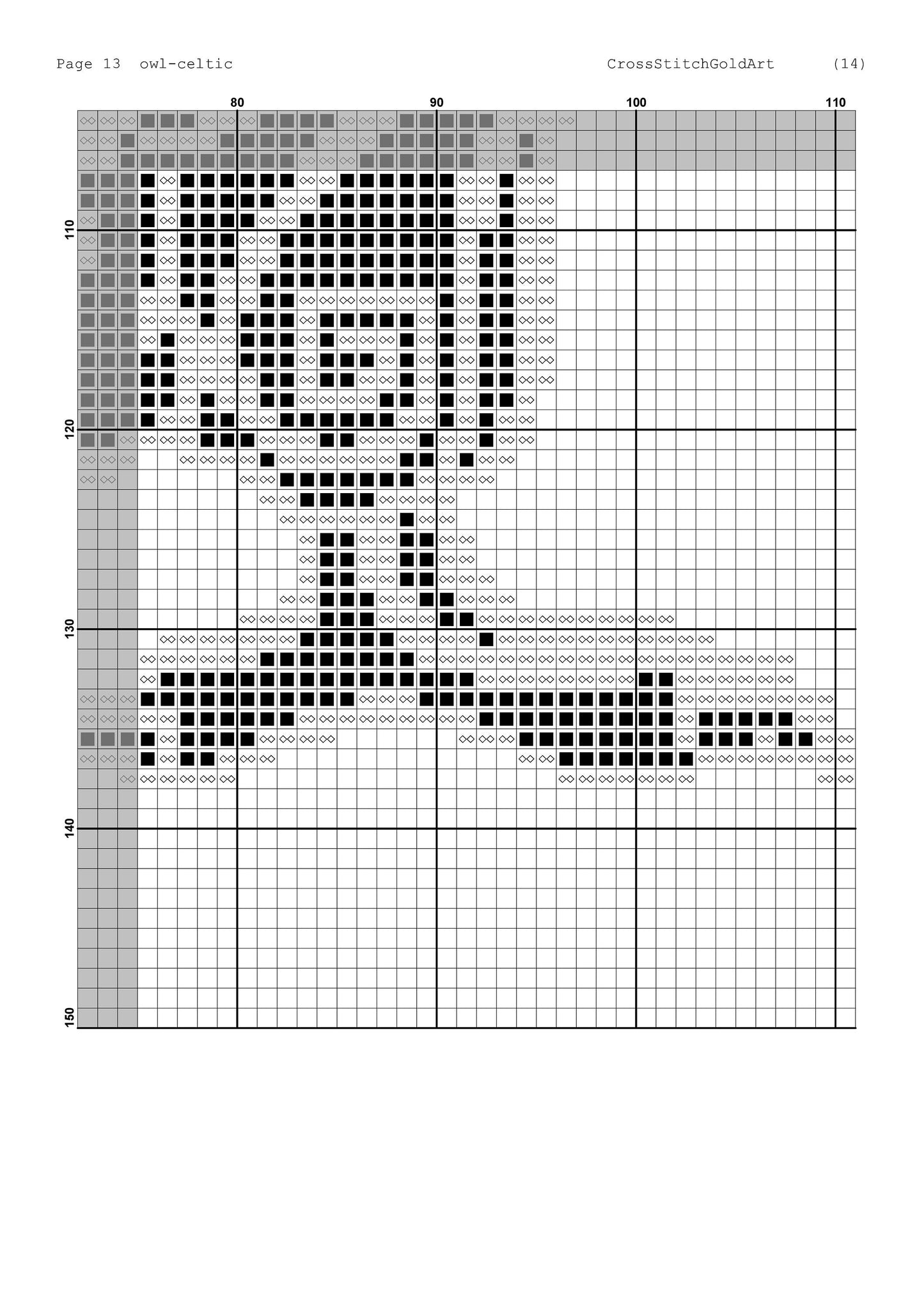 Beginner-Friendly Woodland Owl Cross Stitch Pattern: Viking-Inspired Embroidery PDF for Nature Lovers