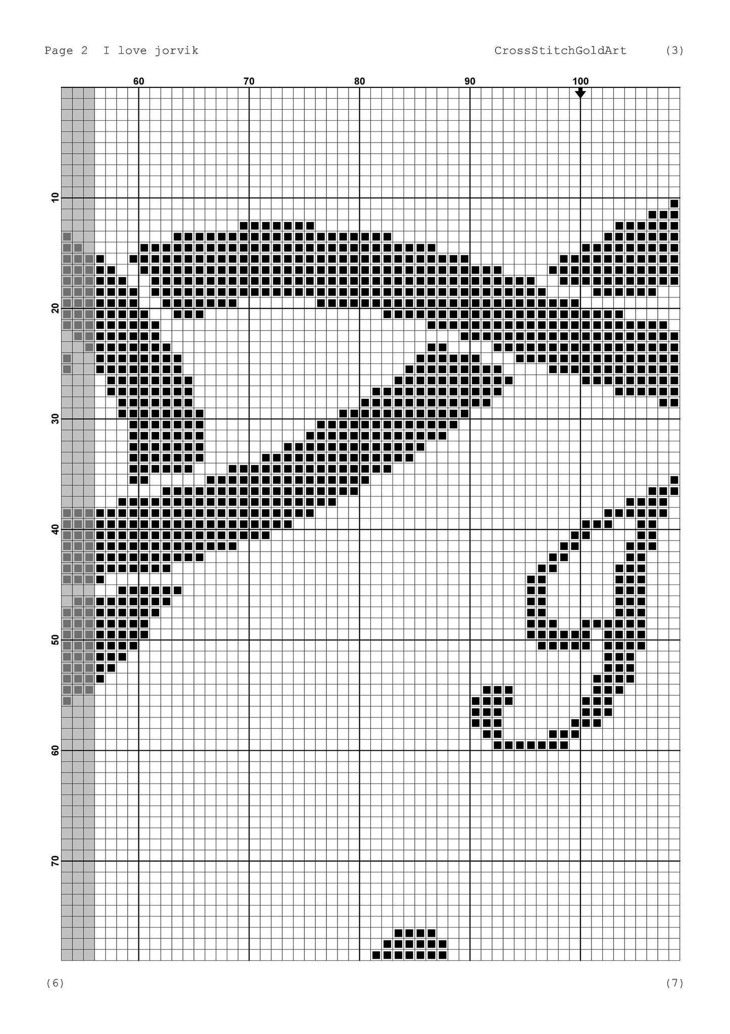 Viking cross stitch pattern Celtic ornament cross stitch pattern PDF X-Stitch Printable Norse embroidery I love Jorvik