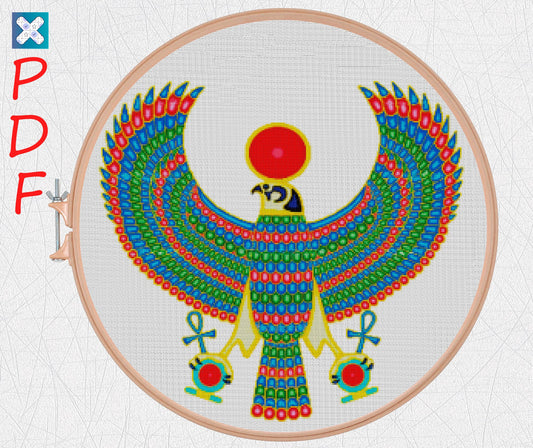 Egyptian cross stitch pattern Egyptian symbols cross stitch African cross stitch pattern Egyptian embroidery designs