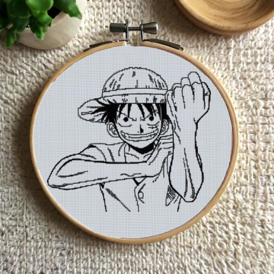 Anime-Inspired Cross Stitch & Embroidery Pattern: Japanese Pop Culture Designs for DIY Crafters