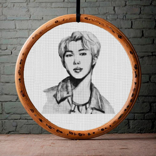 BTS cross stitch pattern Bangtan Boys embroidery PDF
