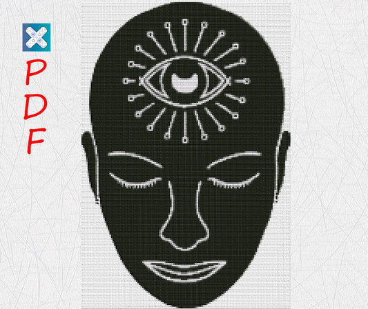 Beginner-Friendly Yoga & Meditation Cross Stitch Pattern: Chakra Embroidery Design PDF