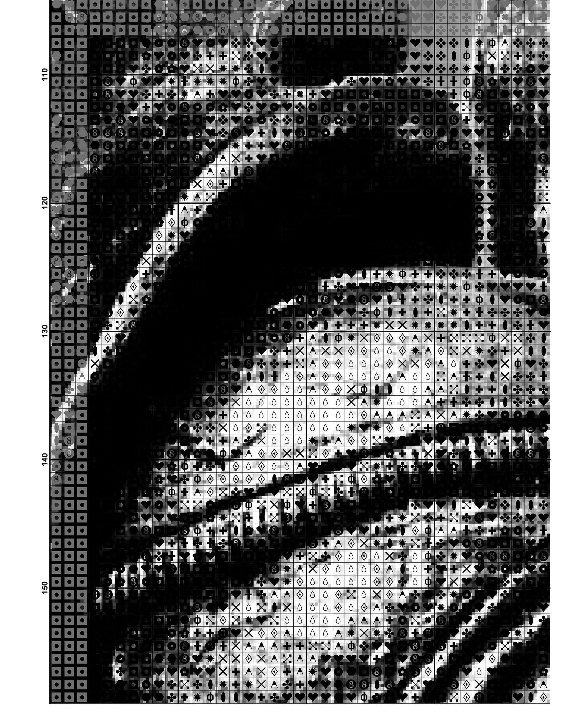 Alien cross stitch pattern Xenomorph Alien embroidery Aliens Scary Movie Fan Designs PDF