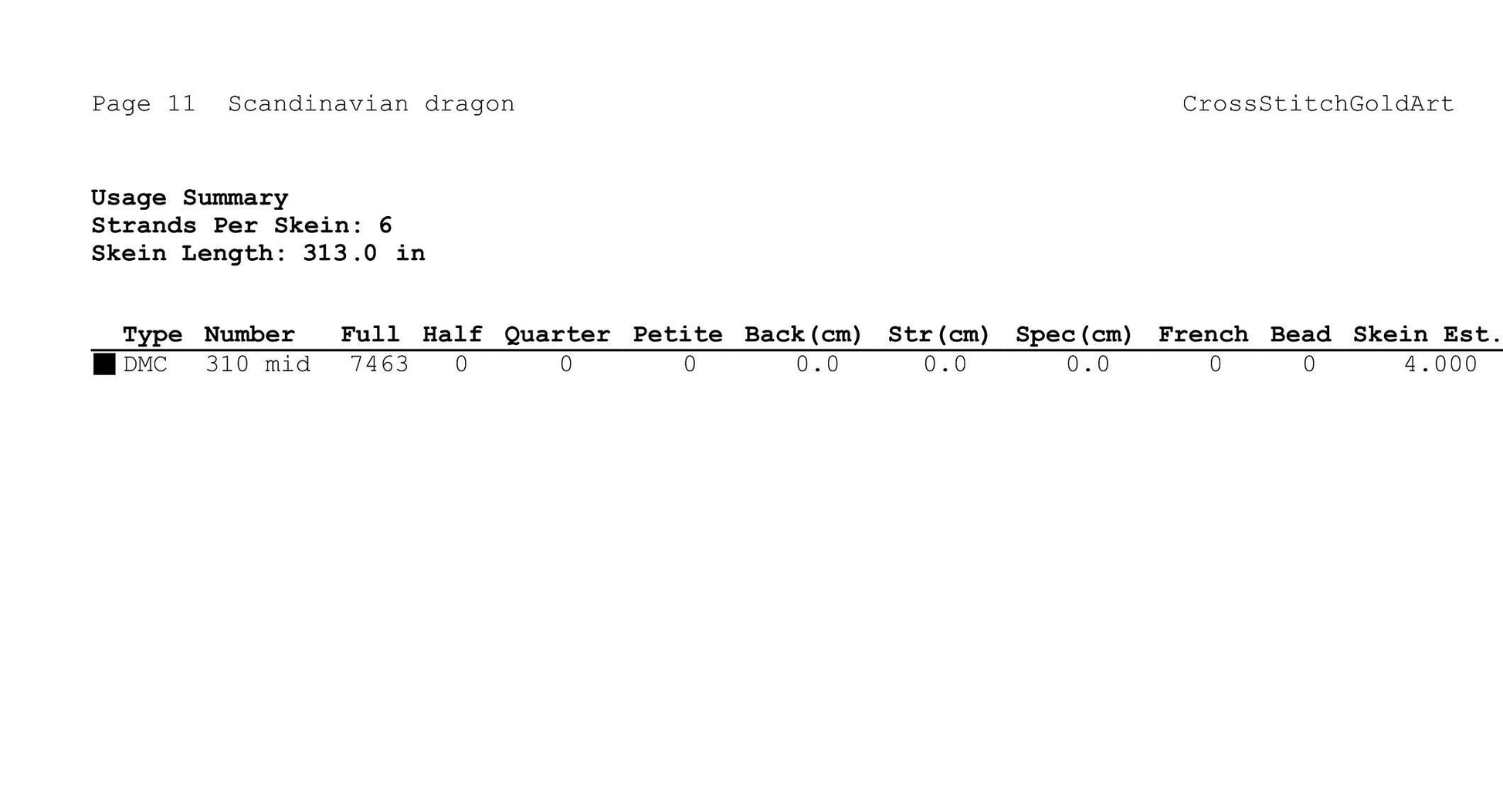 Viking Dragon Cross Stitch Pattern: Scandinavian Norse Embroidery PDF for Beginners - Printable X-Stitch