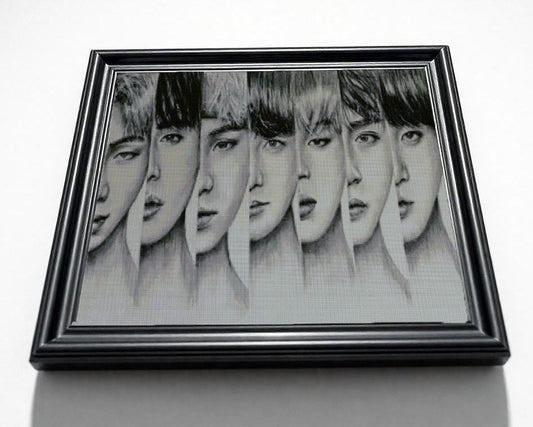 BTS Cross Stitch Pattern: Bangtan Boys K-Pop Music Embroidery PDF for Beginners